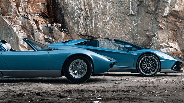 Lamborghini Aventador LP 780-4 Ultimae и Miura P400