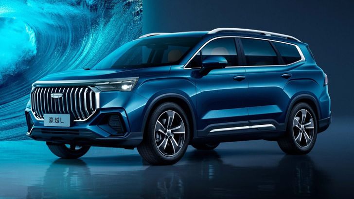 GEELY опубликовала официальные фото семиместного кроссовера GEELY Haoyue L 2023 года