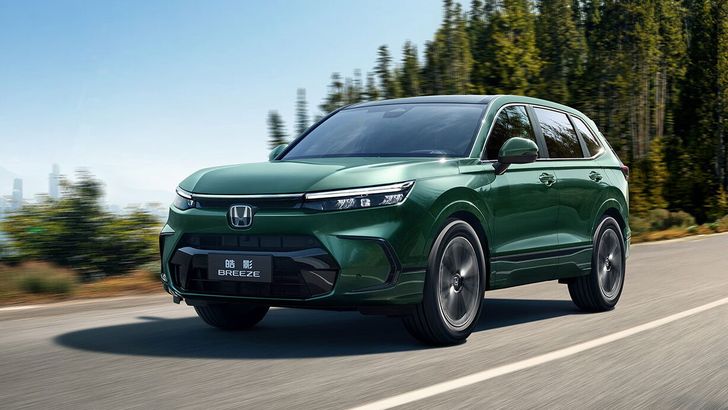 Появились первые фотографии кроссовера Honda Breeze нового поколения на базе CR-V