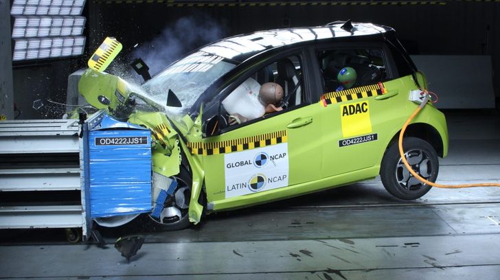 Электромобиль JAC E10x провалил краш-тест Latin NCAP