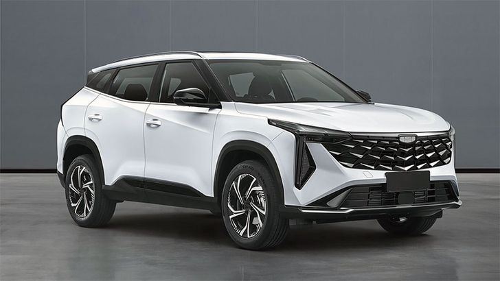 Появились первые фото абсолютно нового Geely Coolray