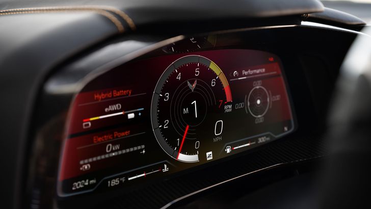 Интерьер Chevrolet Corvette E-Ray