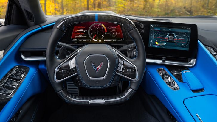 Интерьер Chevrolet Corvette E-Ray