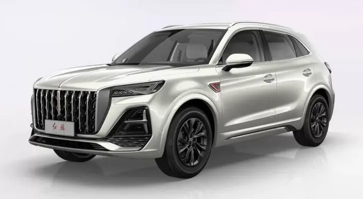 Обновленный кроссовер Hongqi HS5: первые официальные фотографии