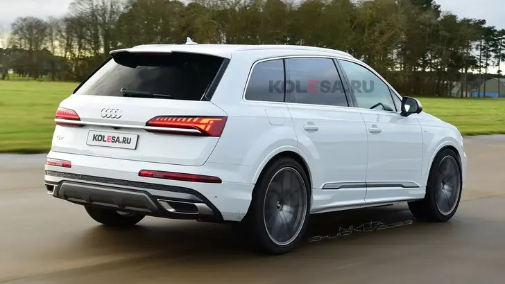Рендер обновленного Audi Q7
