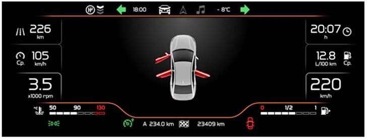 Цифровая приборная панель для LADA Vesta NG