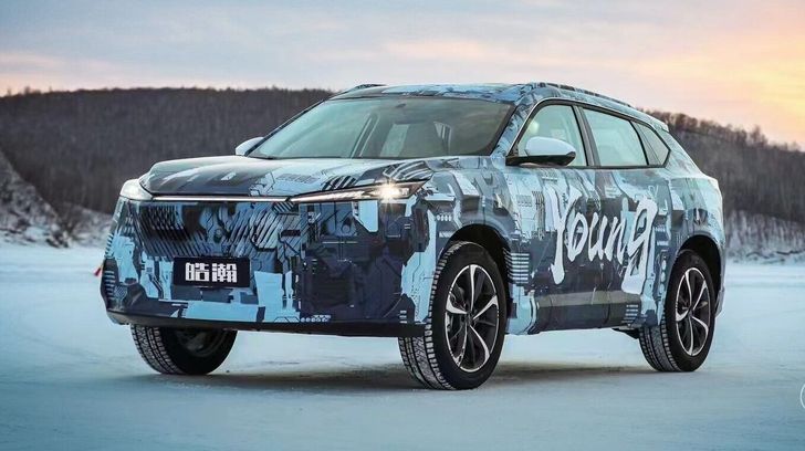 Китайский Dongfeng анонсировал среднеразмерный кроссовер с эффектным дизайном