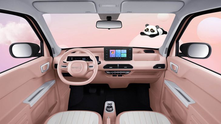 Интерьер Geely Panda Mini