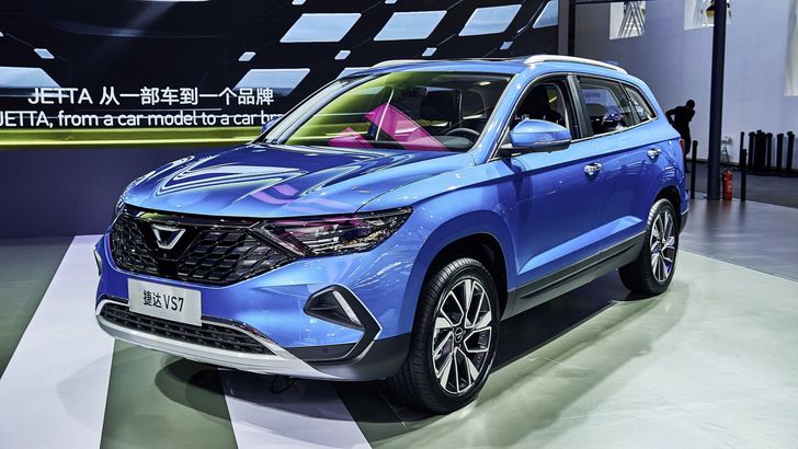 Jetta VS7 на автосалоне в Чэнду