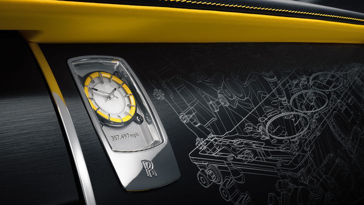 Салон Rolls-Royce Black Badge Wraith Black Arrow