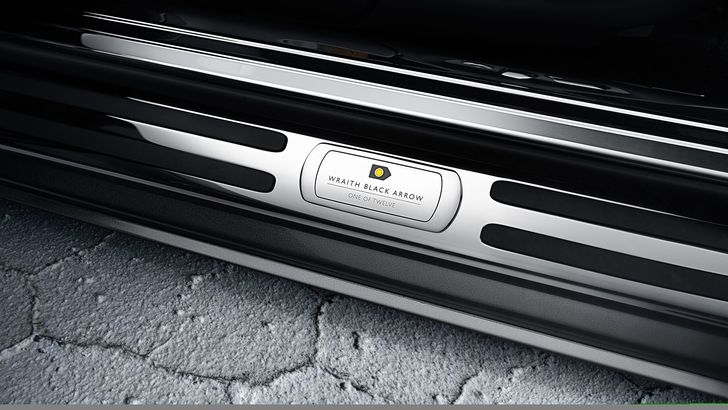 Пороги Rolls-Royce Black Badge Wraith Black Arrow