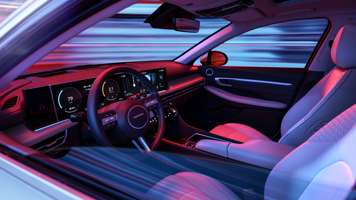 Салон новой Hyundai Sonata