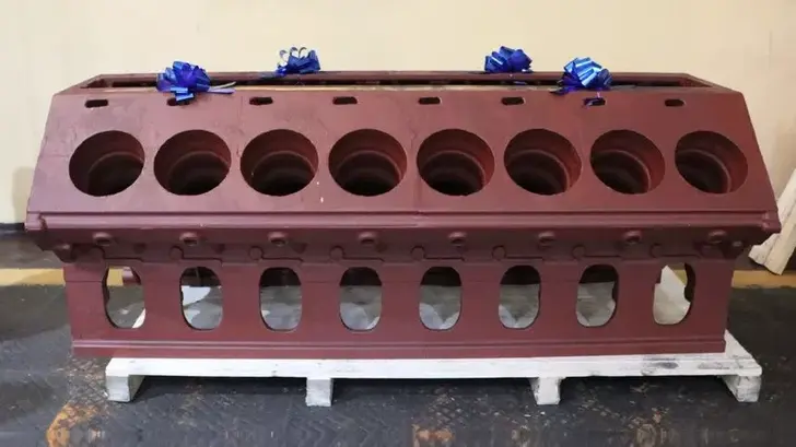 В Белоруссии сделали блок цилиндров нового «царь-дизеля» V16
