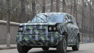 Внедорожник BYD F в камуфляже