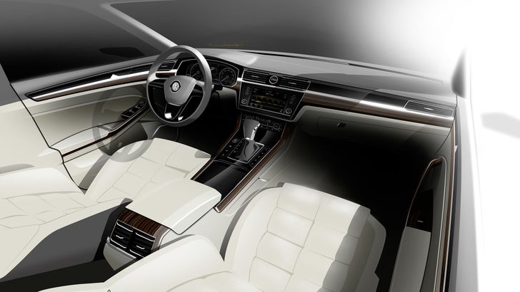 Интерьер Volkswagen Phideon