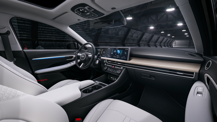 Салон новой Hyundai Sonata