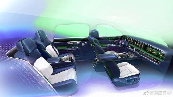 Салон Hongqi L5 второго поколения