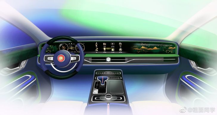 Салон Hongqi L5 второго поколения