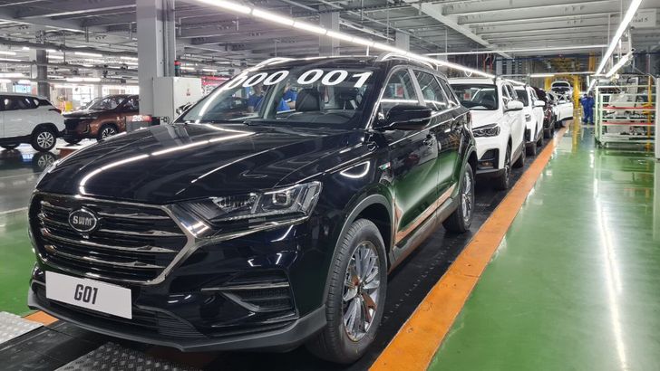 В Калининграде начали выпускать автомобили третьего китайского бренда