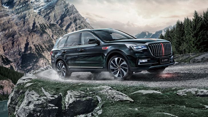 В России появились новые кроссоверы Hongqi HS7: известны цены