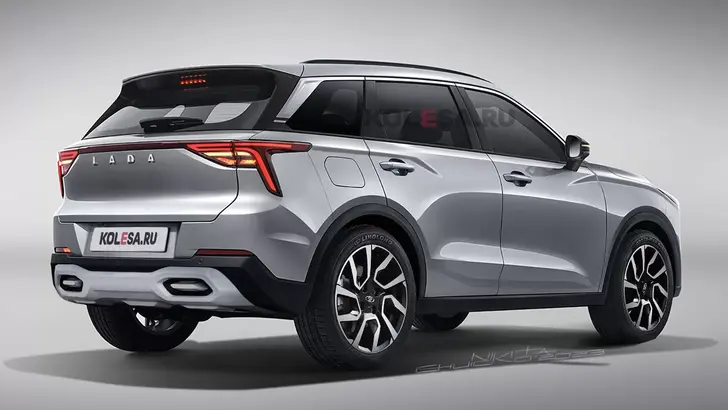 Рендер LADA X-cross 3