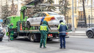 Эвакуация каршерингового автомобиля