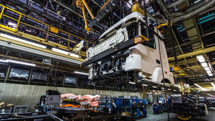 Производство автомобилей КАМАЗ