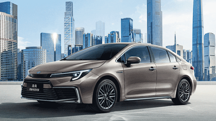 Представлен гибридный седан Toyota Levin с очень низким расходом топлива