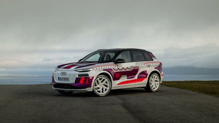 Прототип Audi Q6 e-tron