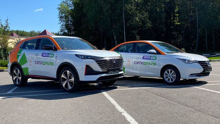 Changan CS55 Plus и Alsvin в каршеринге