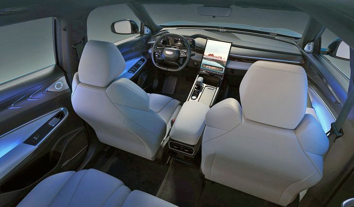 Интерьер Geely Boyue Cool