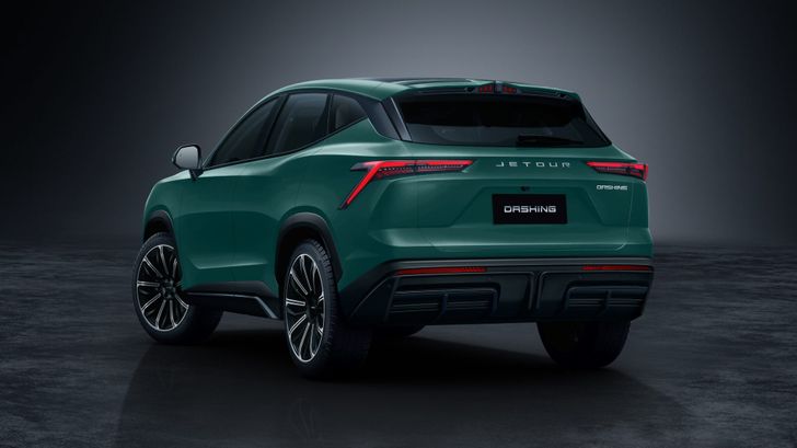 Jetour Dashing в цвете Aurora Green