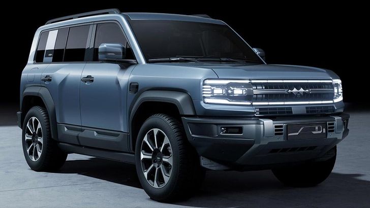 Появились первые изображения нового брутального внедорожника BYD