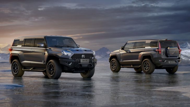Раскрыты внешность и интерьер нового 1088-сильного электрического внедорожника Mengshi 917