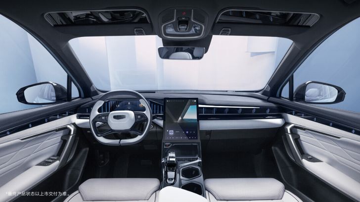 Интерьер Geely Bouye L