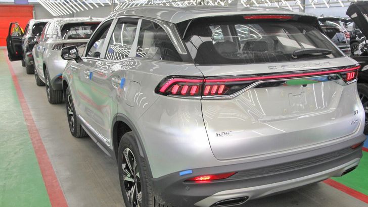 Производство BAIC X7