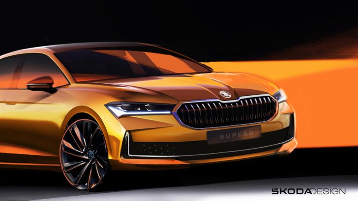 Skoda показала новый Superb до премьеры. Видео
