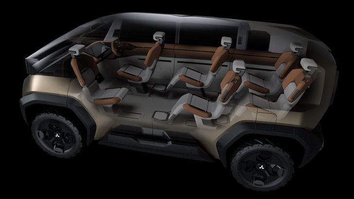 Интерьер Mitsubishi D:X Concept