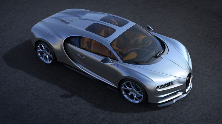 Bugatti Chiron с крышей Sky View