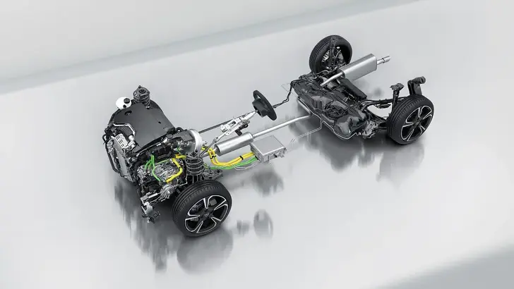 Платформа гибридной версии Opel Corsa