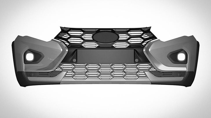 Передний бампер LADA Iskra