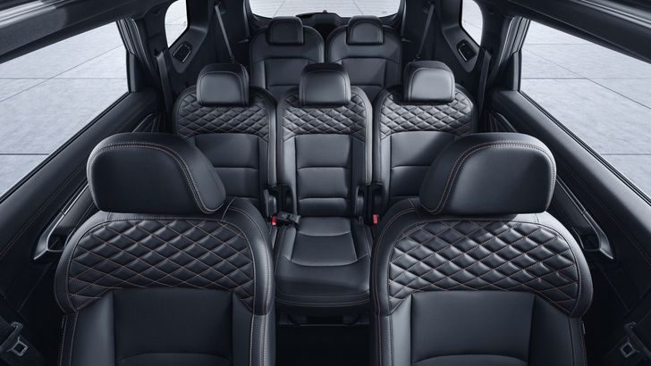 Интерьер Geely Okavango