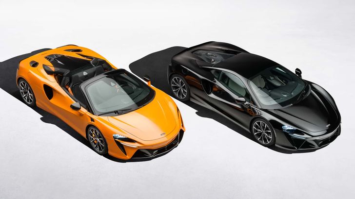 Представлен 690-сильный гибридный кабриолет McLaren Artura Spider