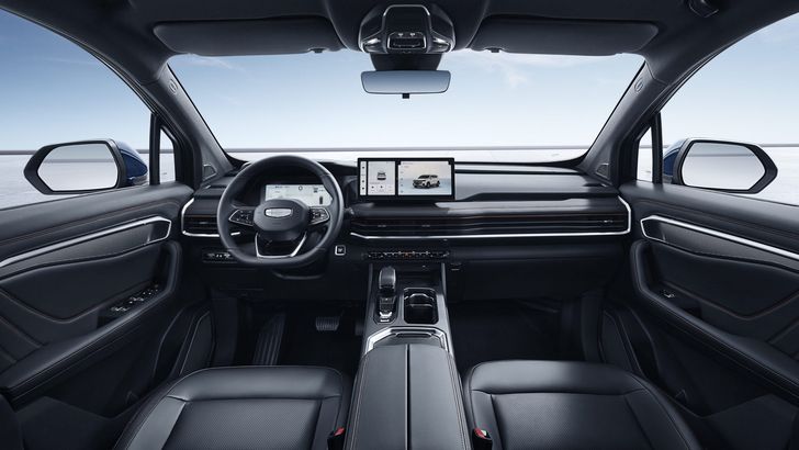 Интерьер Geely Okavango