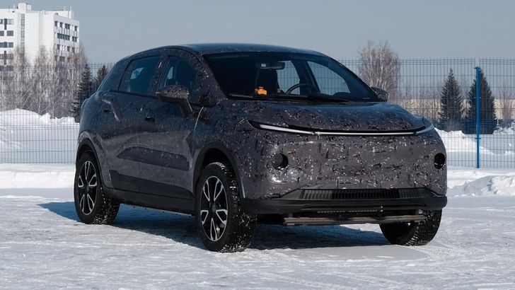 Тестовый прототип электромобиля «Атом»