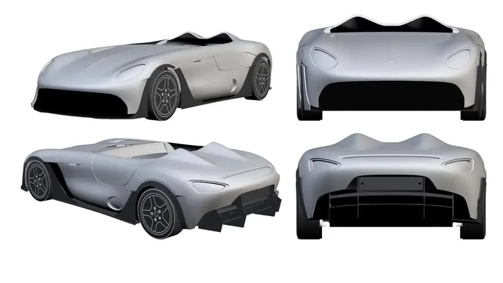 В России запатентовали новый отечественный спорткар. Как он выглядит В России запатентовали новый отечественный спорткар. Как он выглядит