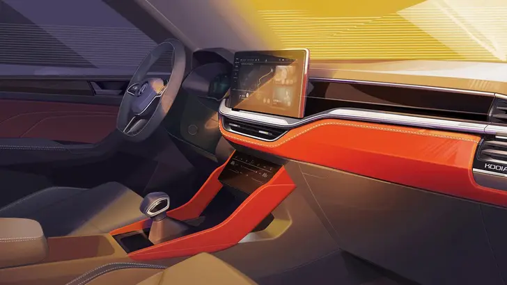 Интерьер китайской Skoda Kodiaq