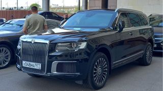 Принадлежащий частному лицу бронированный Aurus Komendant