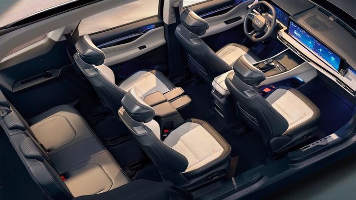 Интерьер Ford Edge для Китая