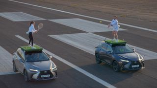 Теннис на крышах Lexus NX